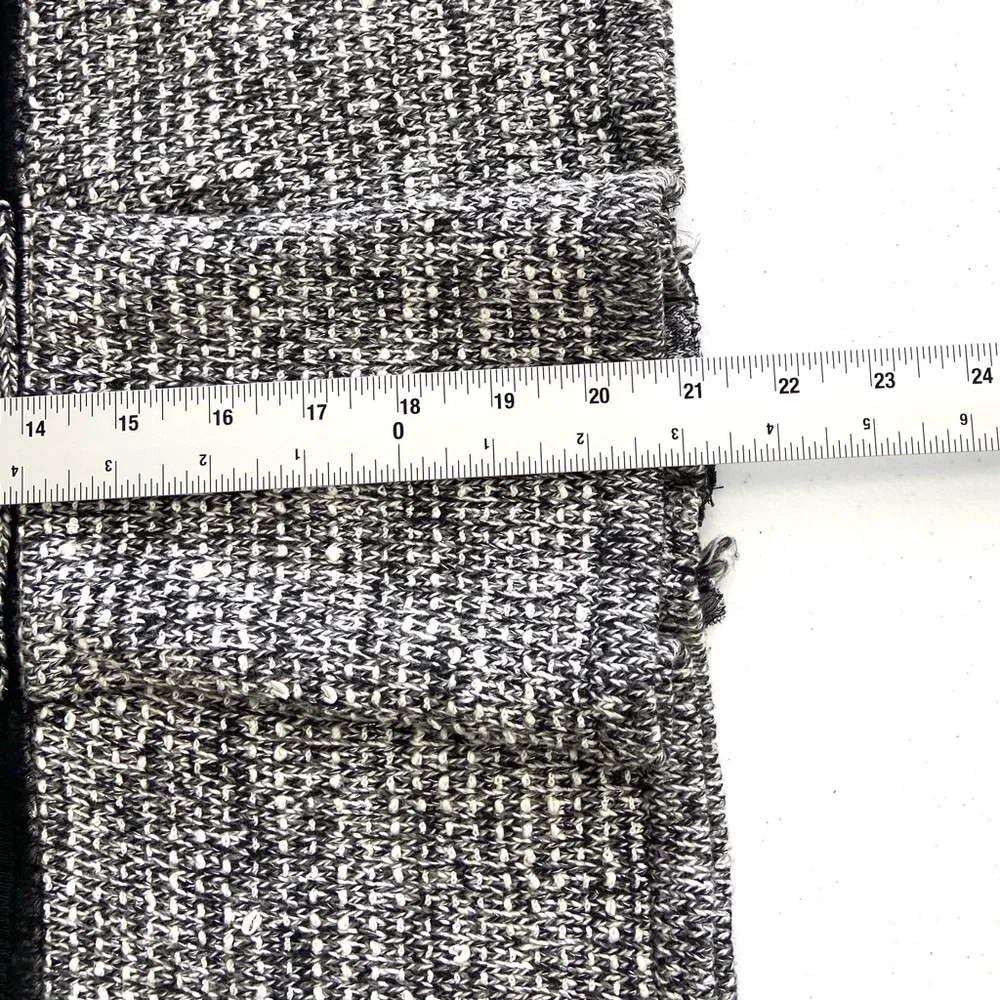 White House Black Market Jacket‎ Women’s Medium Black/White Full Zip Tweed.